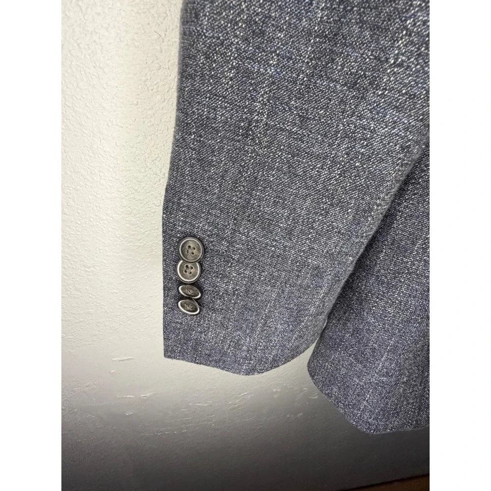 Rodd & Gunn Officina Marlane Italian Wool Blend Blazer Blue Sports Fit XL